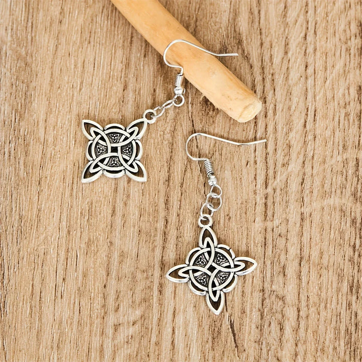 Lunar Knot Amulet Earrings