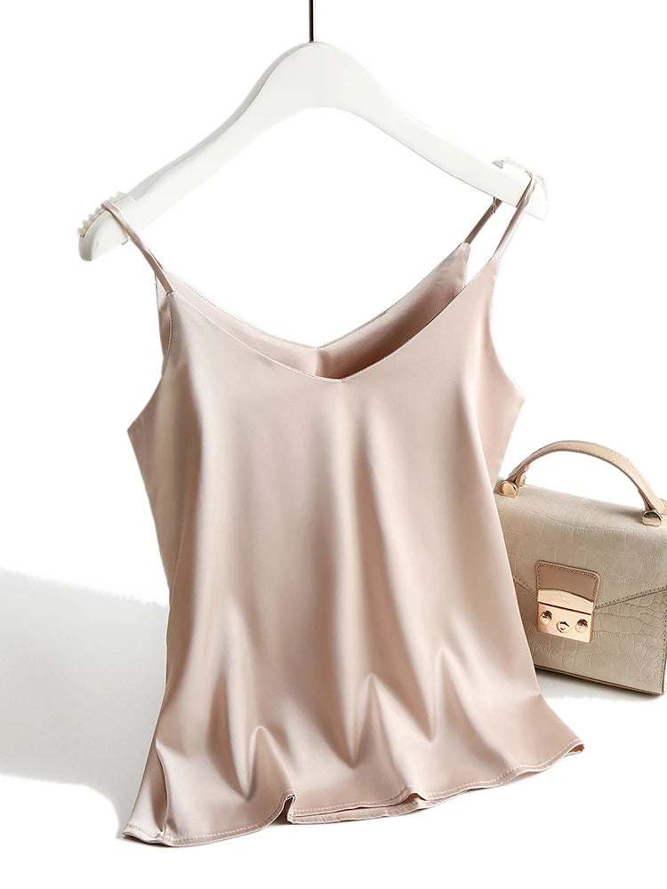 Kira Silk Strap Top