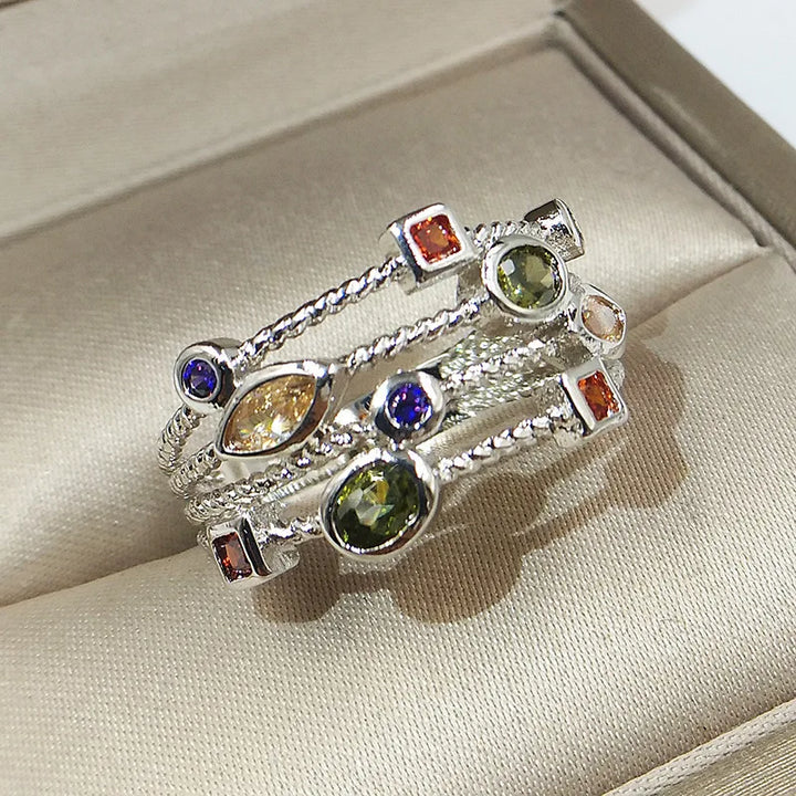 Aurora Gemstone Ring
