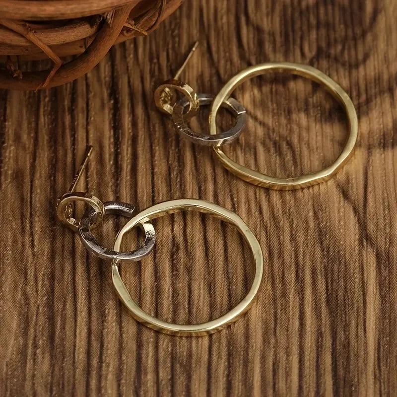 Opal Crescent Earrings