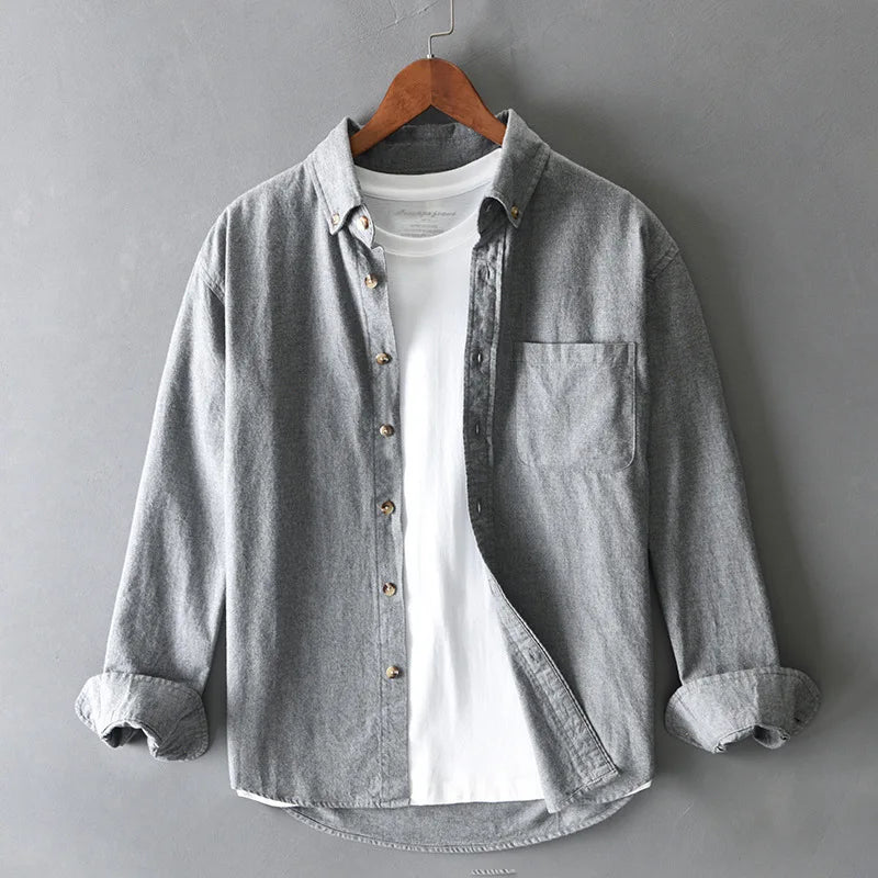 Heritage Wool Button Up