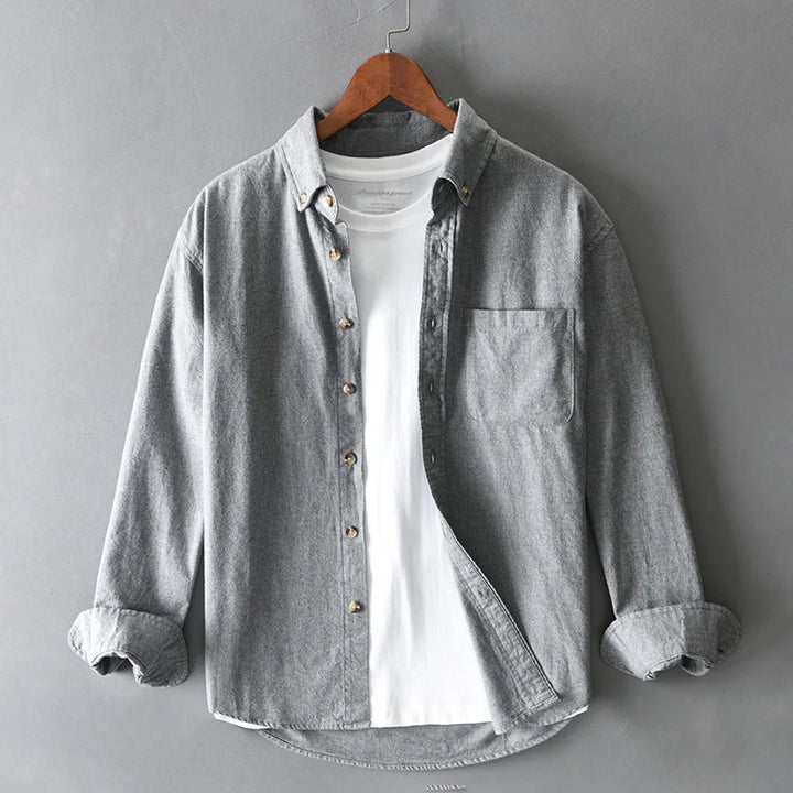 Heritage Wool Button Up