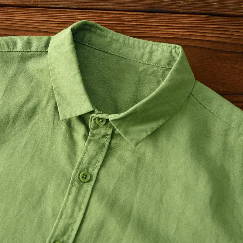 Coastal Breeze Linen Long Sleeve