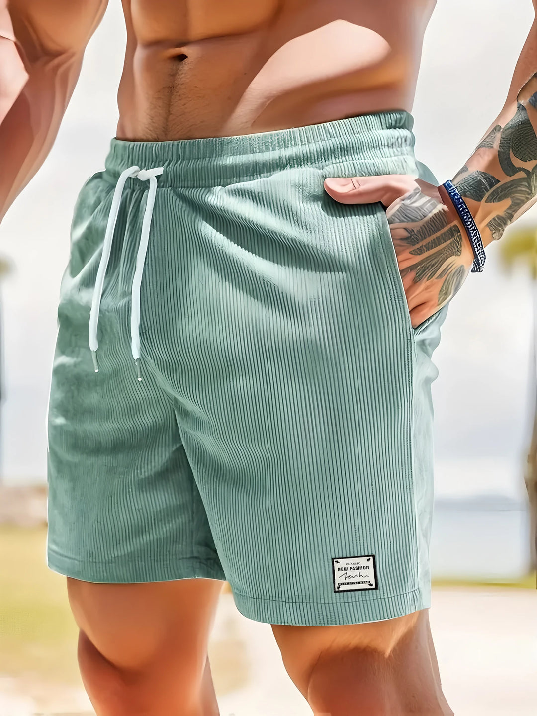 Leo Cord Shorts