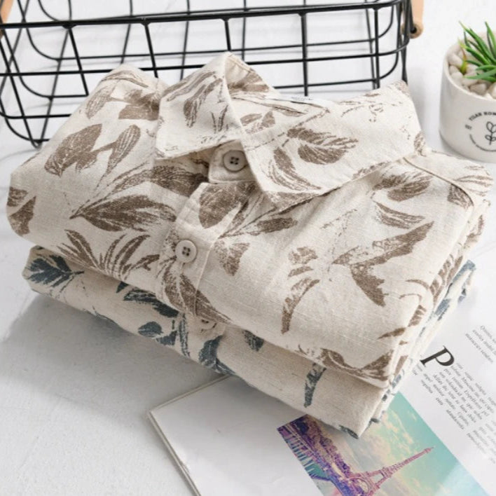 Cove Leaf Print Shirt