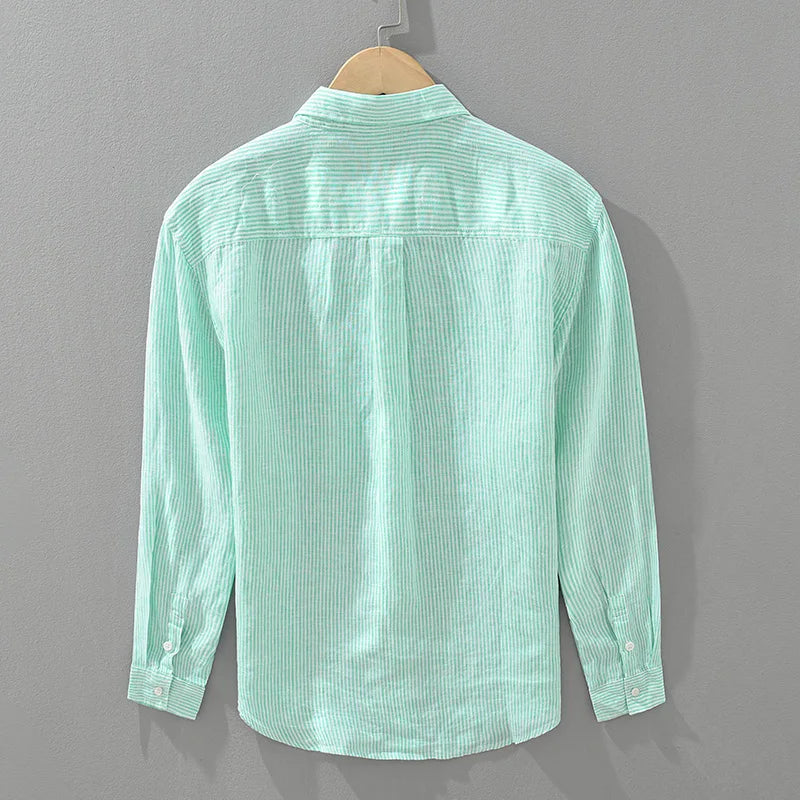 Solano Striped Linen Shirt