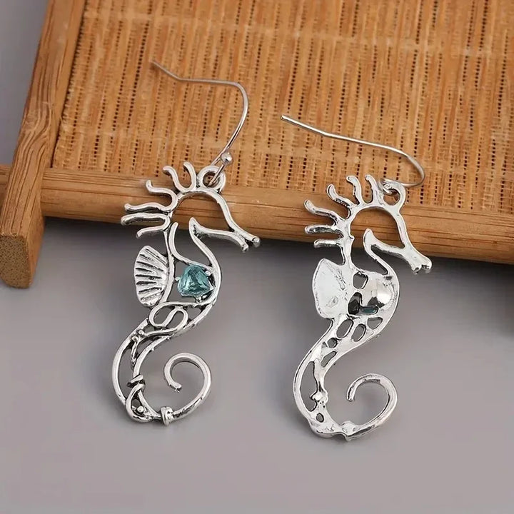 Aqua Siren Gemstone Earrings