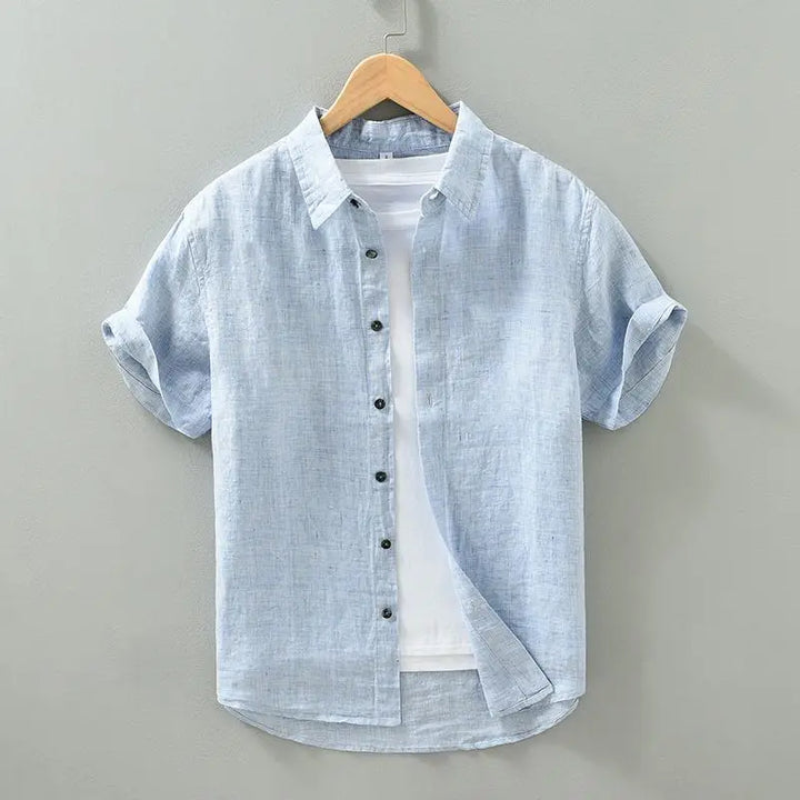 Evan Linen Short Sleeve