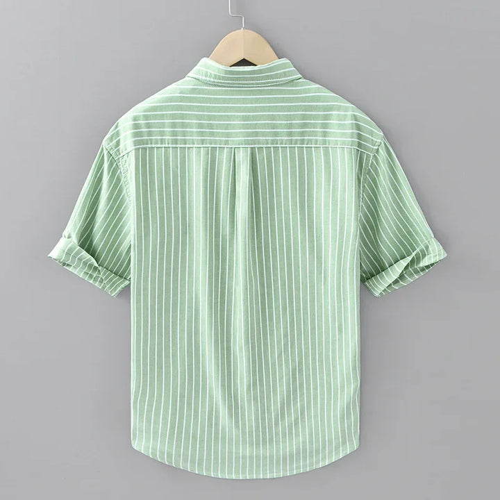 Harbor Stripe Cotton Shirt