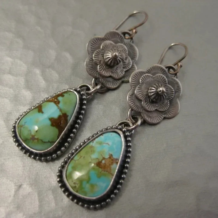 Sierra Bloom Turquoise Earrings