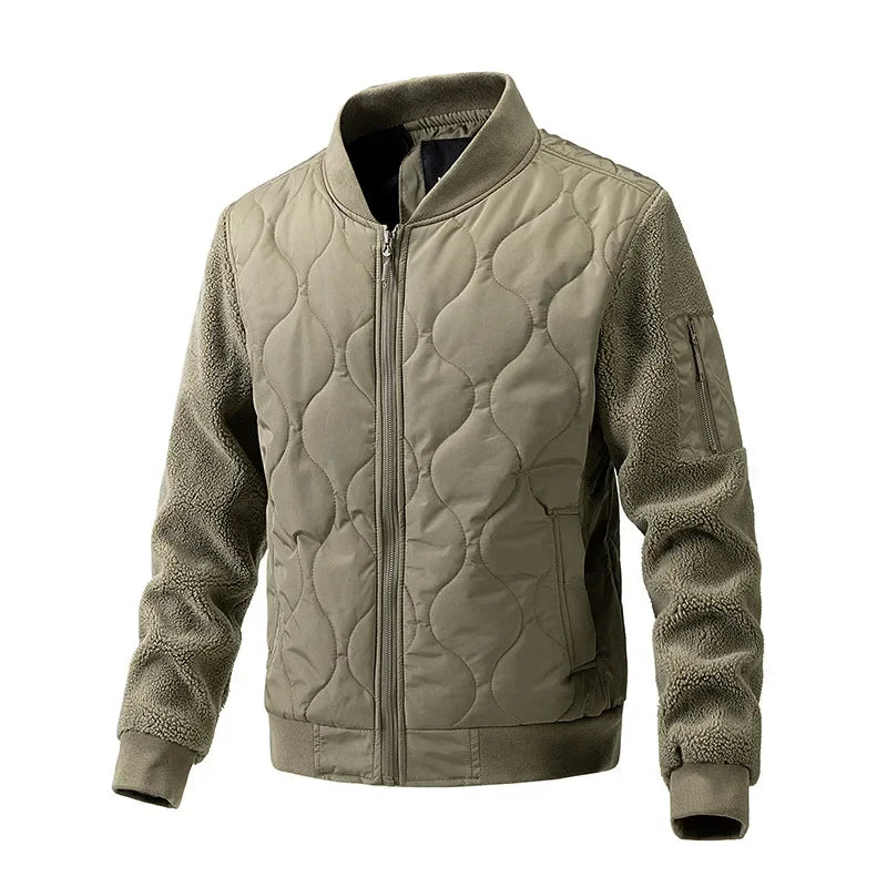 Everest Quilted Bomber Jacket