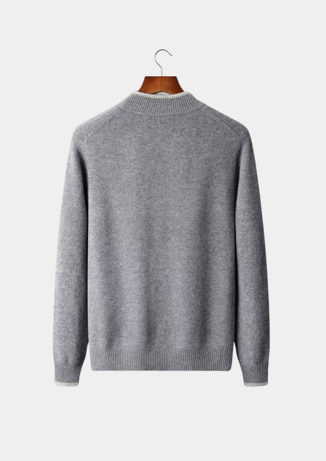 Pure Merino Wool Full-Zip Cardigan