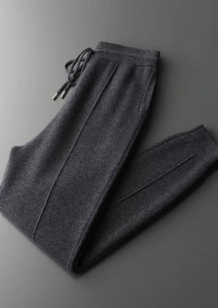 Pure Merino Wool Tapered Joggers