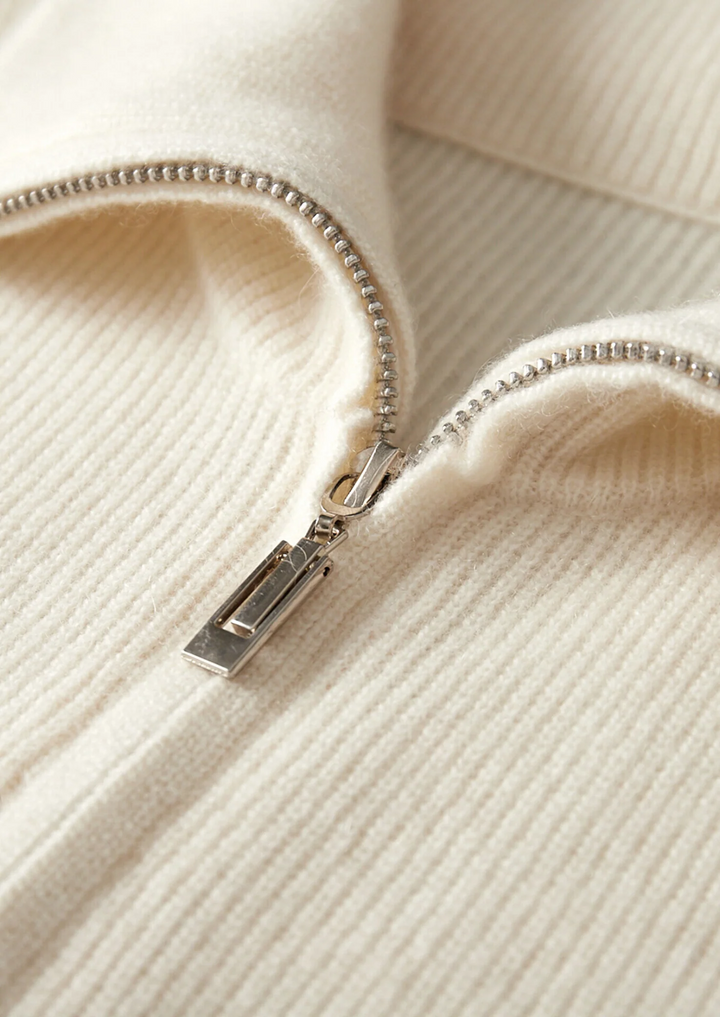 Luxury Cashmere Zip Body Warmer Vest