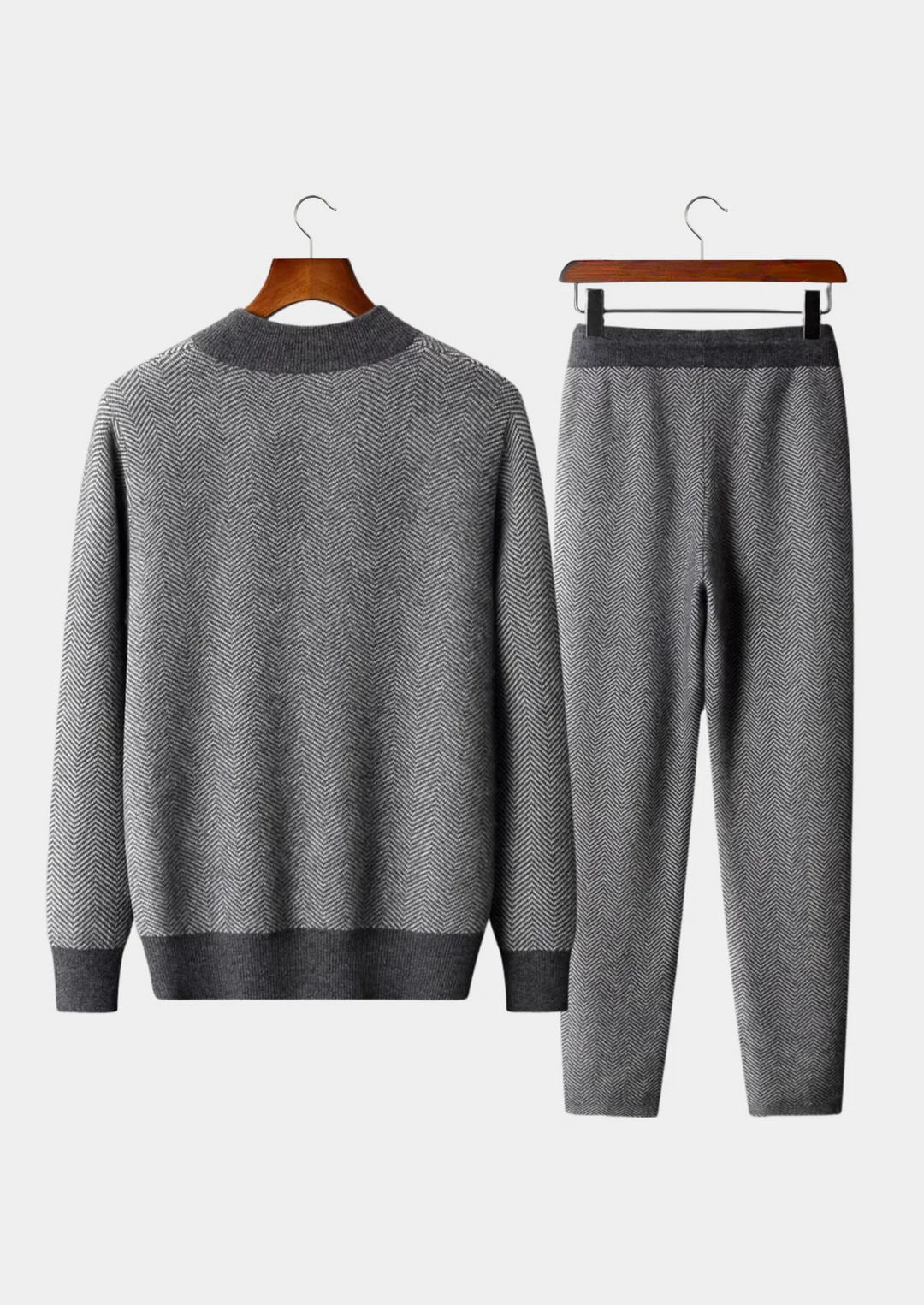Pure Merino Wool Herringbone Set
