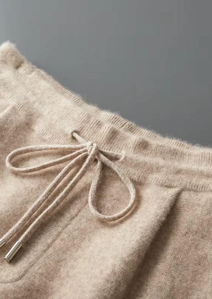Luxury Cashmere Hoodie Leisure Set