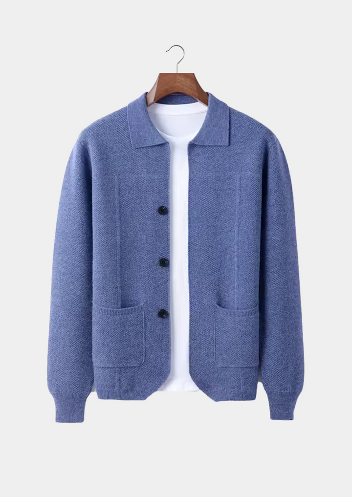 Pure Merino Wool Button Cardigan