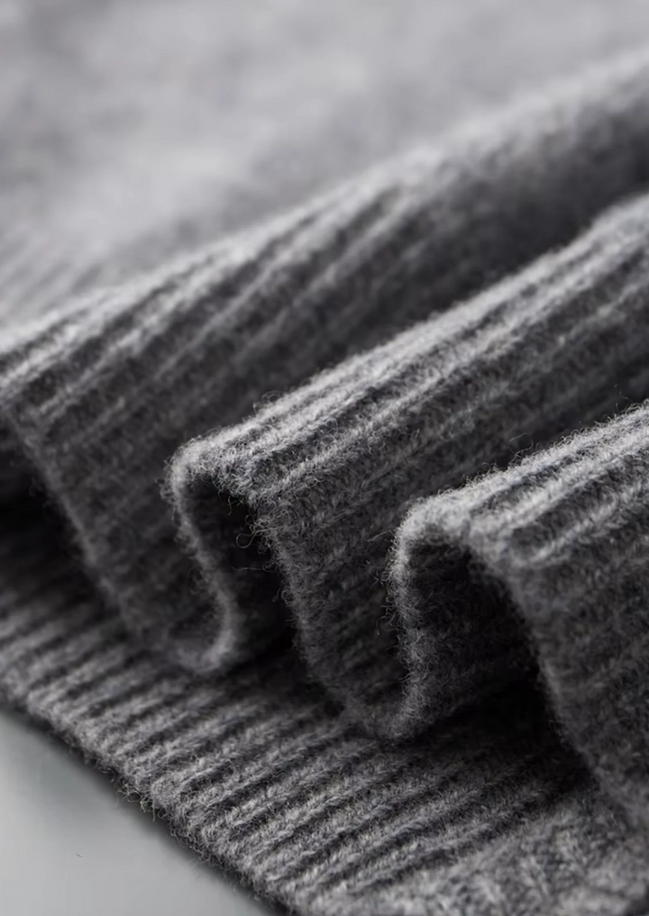 Pure Merino Wool Full-Zip Cardigan