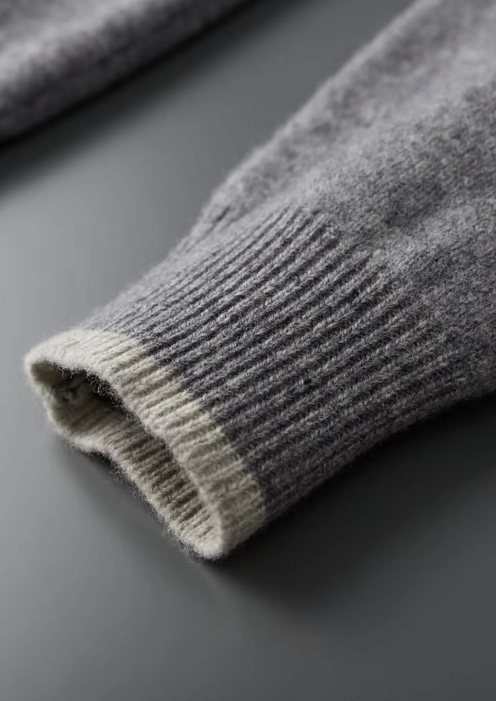 Pure Merino Wool Full-Zip Cardigan