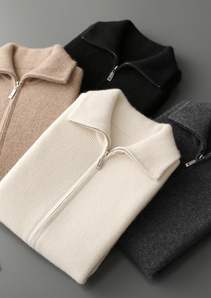 Luxury Cashmere Zip Body Warmer Vest