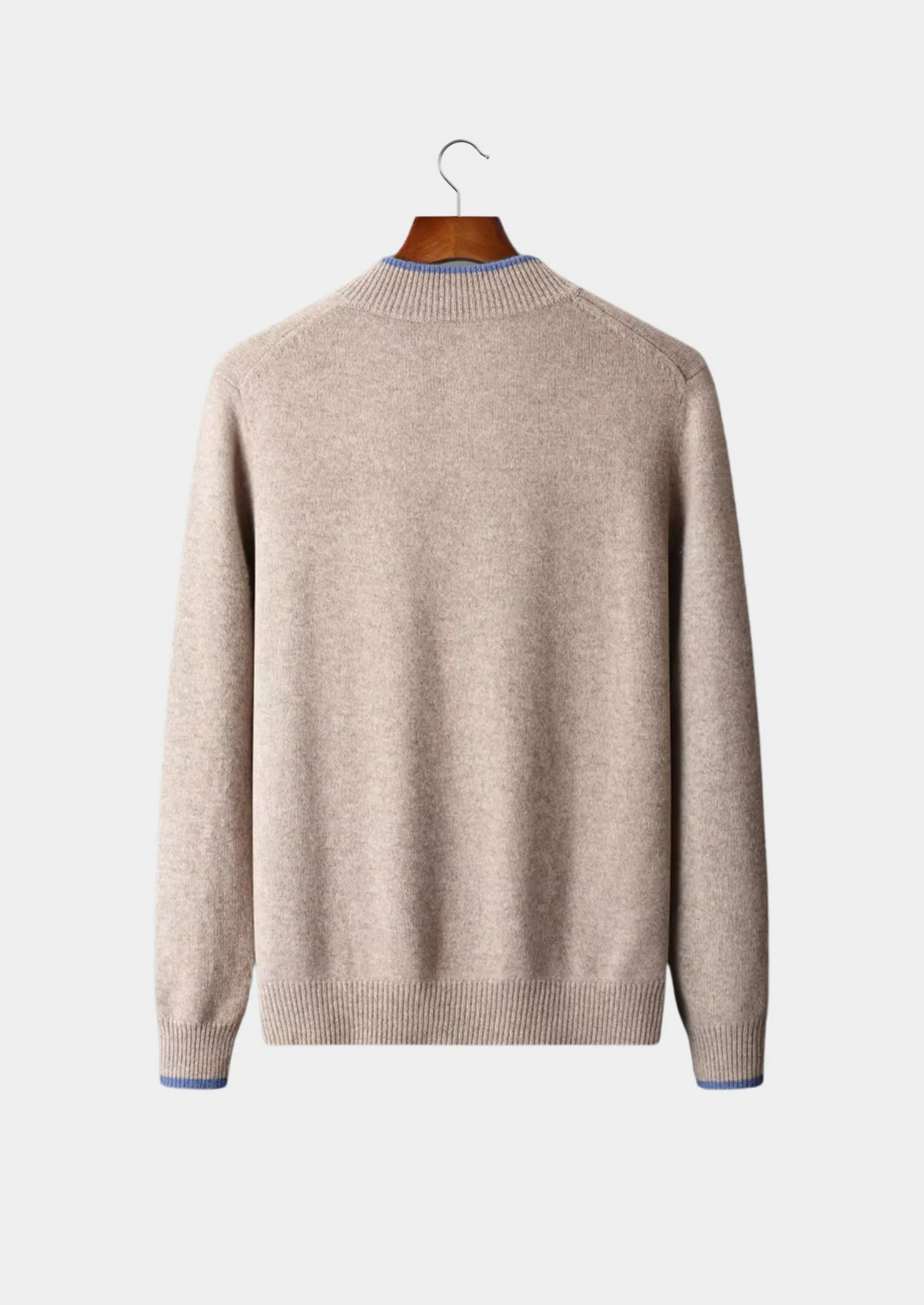 Pure Merino Wool Full-Zip Cardigan