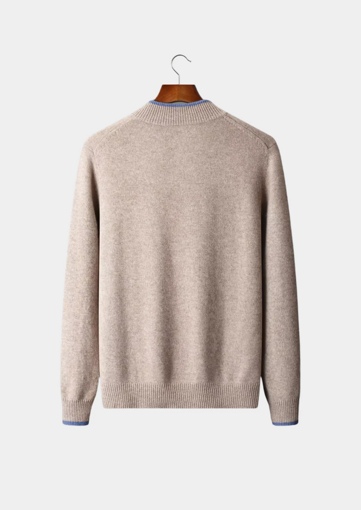 Pure Merino Wool Full-Zip Cardigan