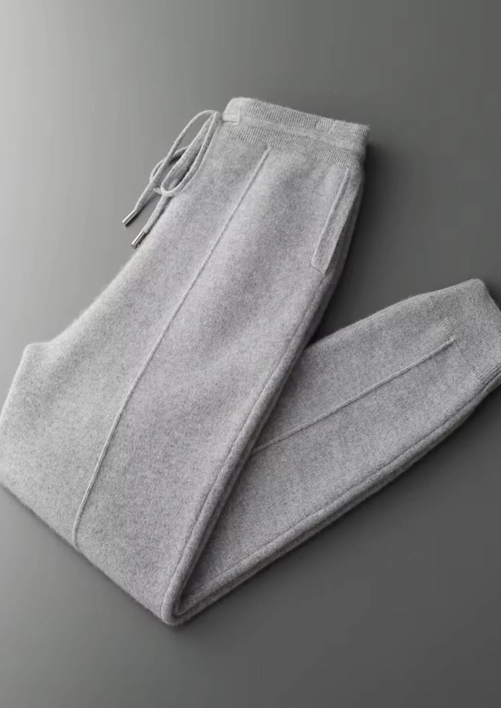 Pure Merino Wool Tapered Joggers