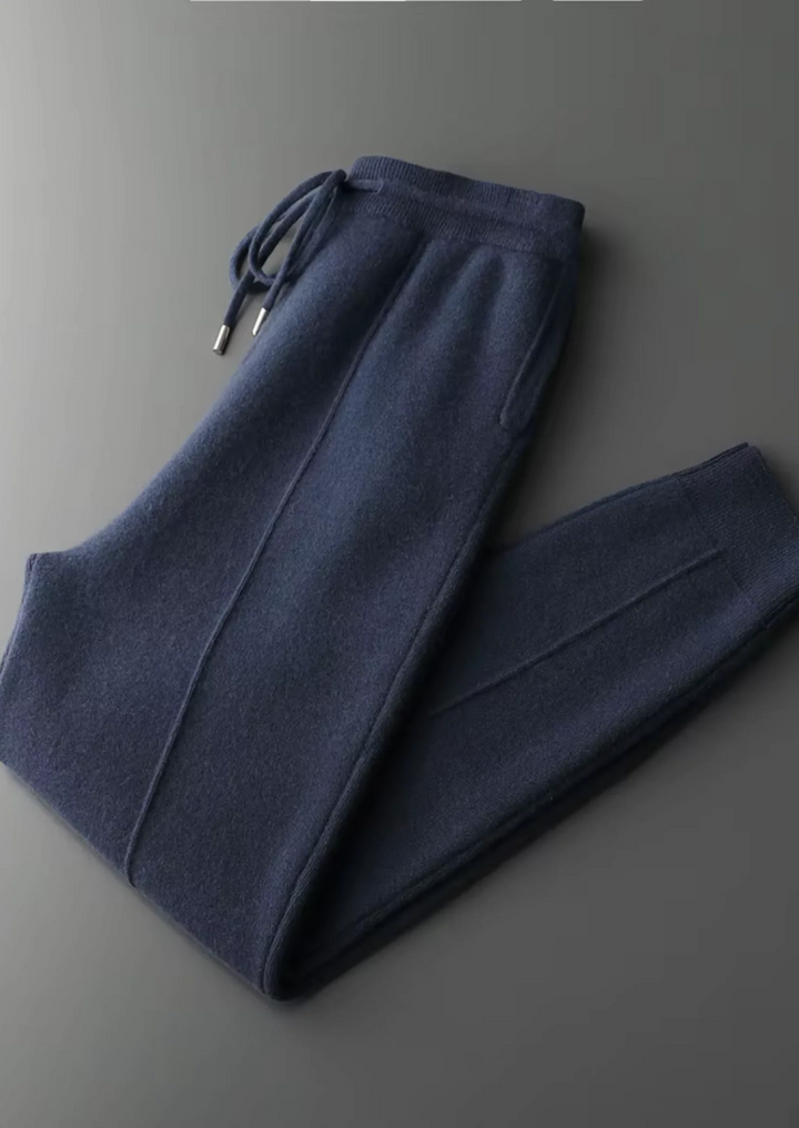 Pure Merino Wool Tapered Joggers