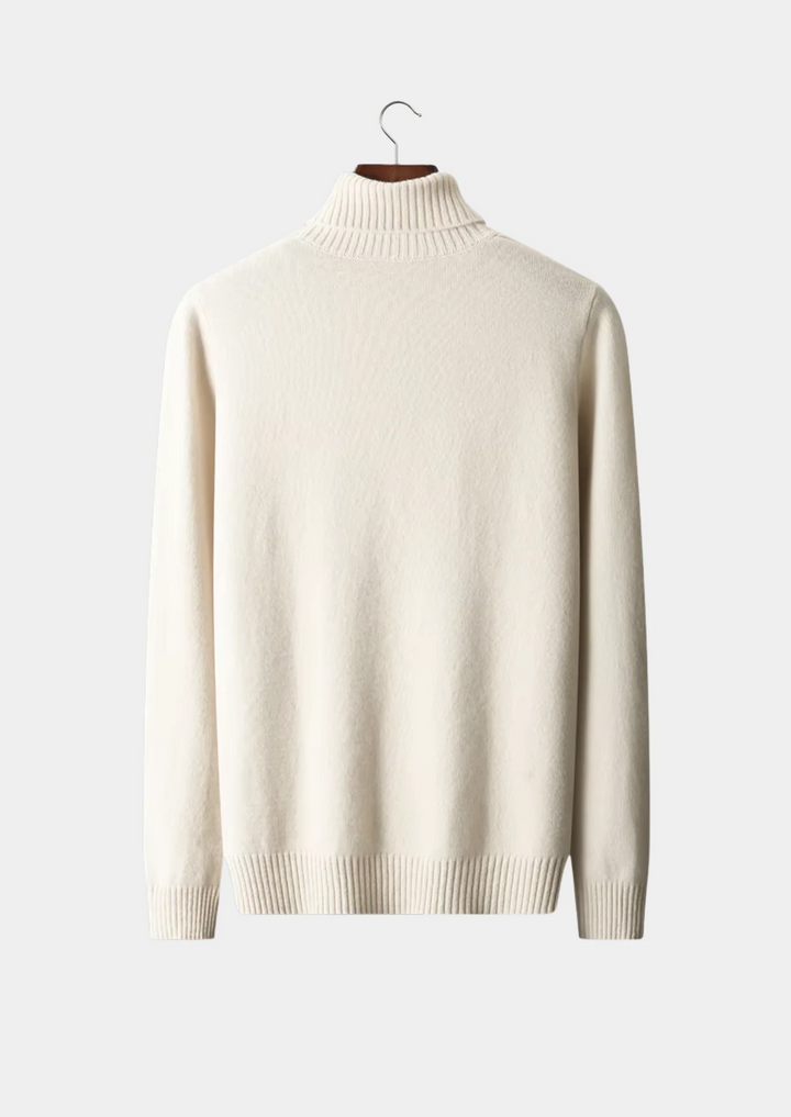 Pure Merino Wool Cable Knit Turtleneck