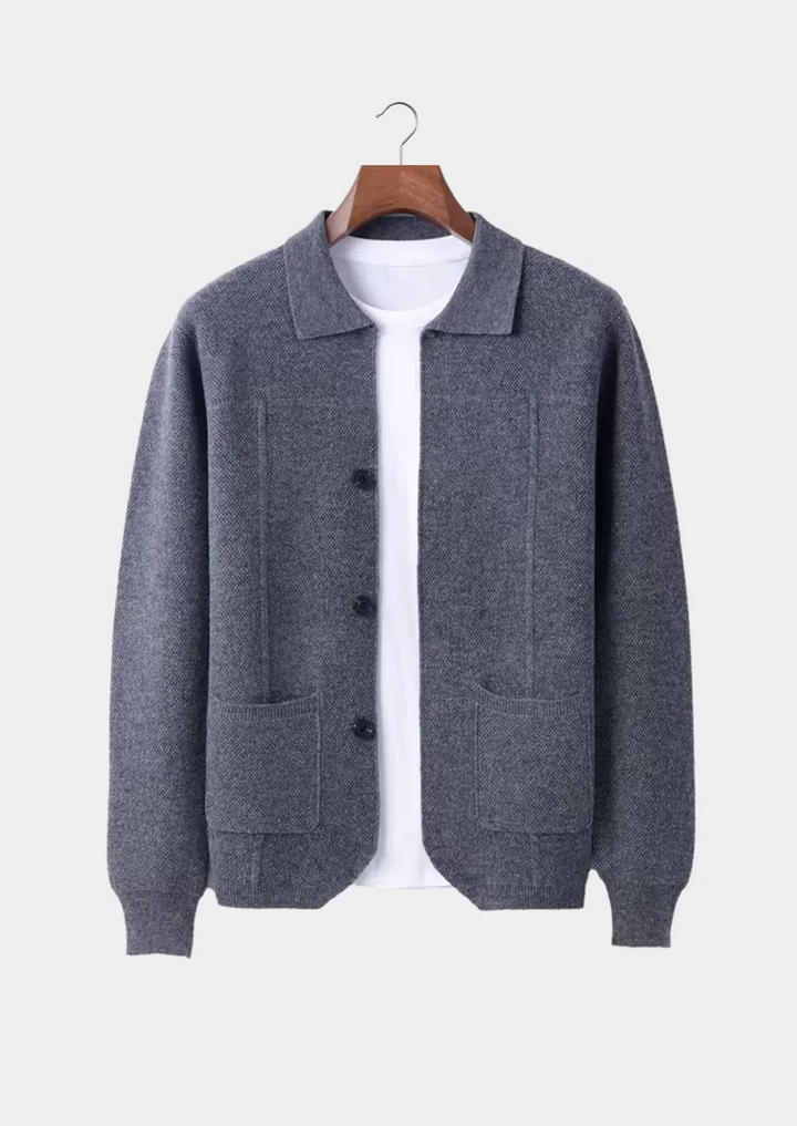 Pure Merino Wool Button Cardigan